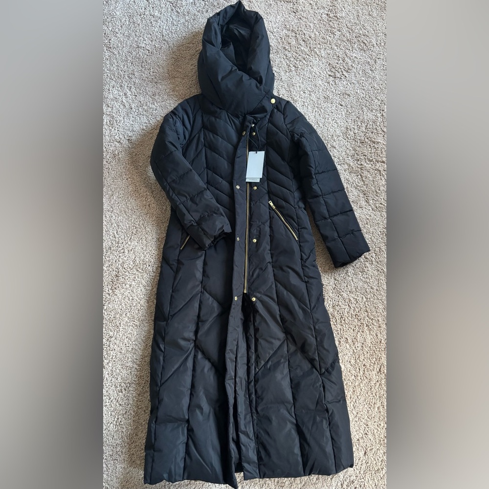 NWT! Cole Haan Real Down Feather Puffer Coat / Size XS (Petite)